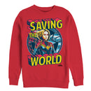 Men's Marvel Captain Marvel Saving the World Sweatshirt