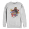 Men's Marvel Captain Marvel Faster Stars Sweatshirt