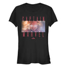 Junior's Marvel Captain Marvel Power Stare T-Shirt