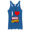 Women's Marvel I Love Comics Racerback Tank Top