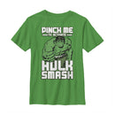 Boy's Marvel St. Patrick's Day Hulk Smash T-Shirt