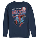 Men's Marvel Webbed Spider-Man Amazing Dad Sweatshirt