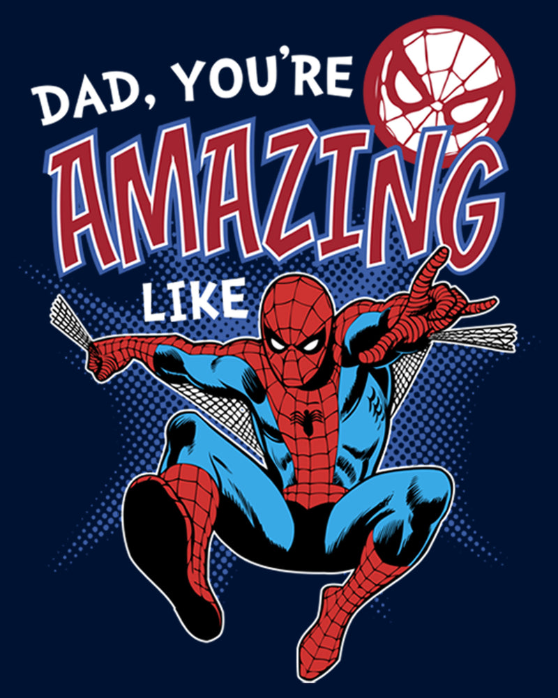 Men's Marvel Webbed Spider-Man Amazing Dad Sweatshirt