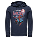 Men's Marvel Webbed Spider-Man Amazing Dad Pull Over Hoodie