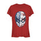 Junior's Marvel Fourth of July  Spider-Man American Flag Mask T-Shirt