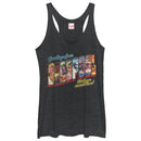 Women's Marvel Deadpool Greetings From Vacation Racerback Tank Top