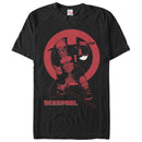 Men's Marvel Deadpool Katana Sword Pose T-Shirt