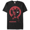 Men's Marvel Deadpool Katana Sword Pose T-Shirt