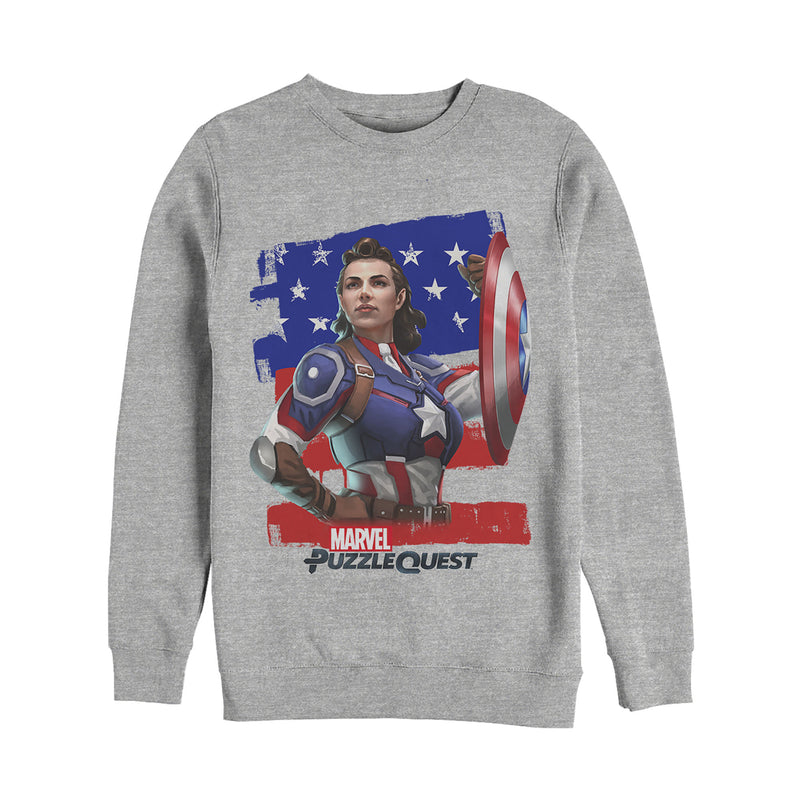 Men's Marvel Puzzle Quest Peggy Carter Sweatshirt