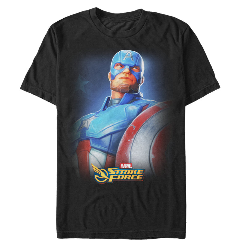 Men's Marvel Strike Force Captain America T-Shirt