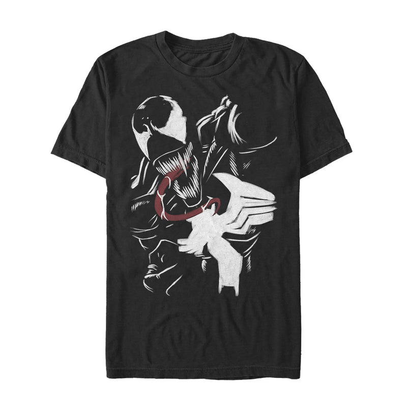 Men's Marvel Venom Paint Print T-Shirt