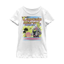 Girl's Marvel Captain Retro '90s Vibe T-Shirt