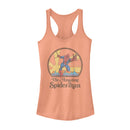 Junior's Marvel Vintage Spider-Man Sun Racerback Tank Top