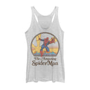 Women's Marvel Vintage Spider-Man Sun Racerback Tank Top