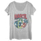 Women's Marvel Women Group Circle Shot Scoop Neck