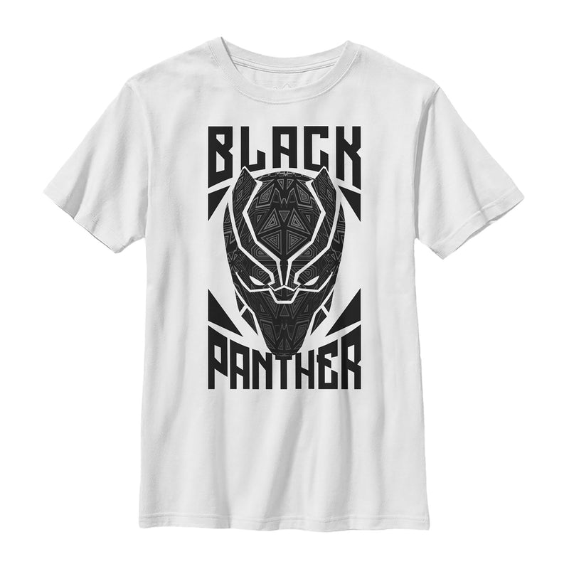 Boy's Marvel Black Panther Decorative Mask T-Shirt