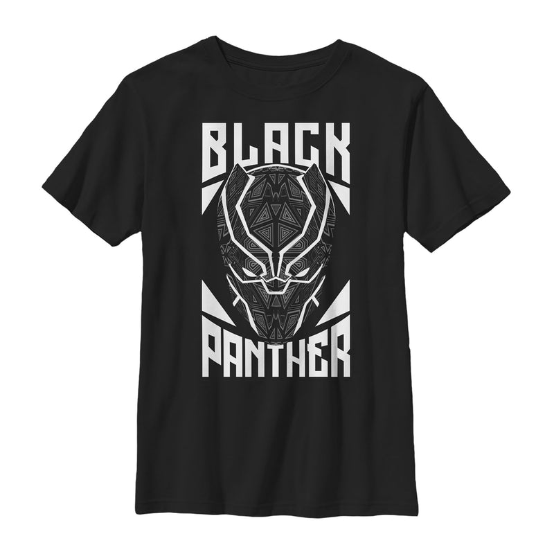 Boy's Marvel Black Panther Adorned Mask T-Shirt