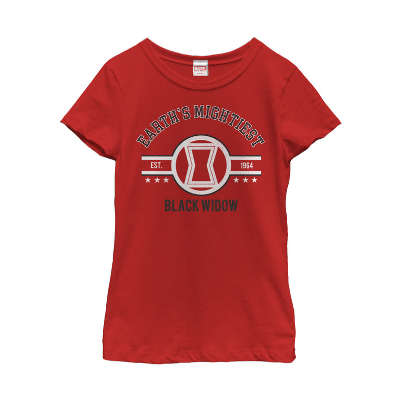 Girl's Marvel Earth's Mightiest Widow T-Shirt