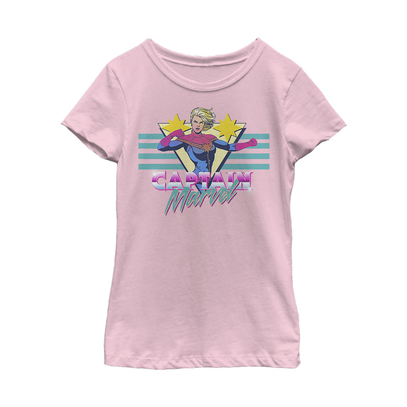 Girl's Marvel Captain Daring Hero T-Shirt