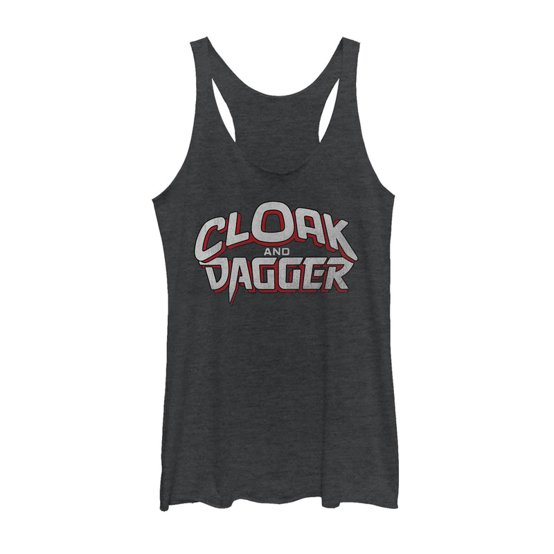 Women's Marvel Cloak and Dagger Logo Racerback Tank Top