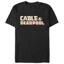 Men's Marvel Cable & Deadpool Logo T-Shirt