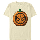 Men's Marvel Halloween Spider-Man Mask Pumpkin T-Shirt