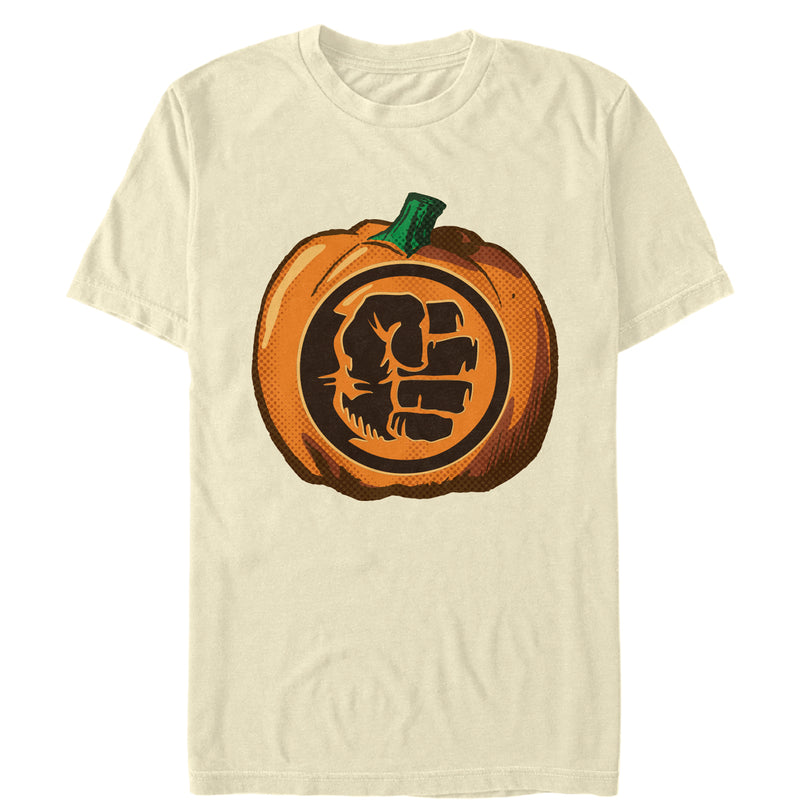 Men's Marvel Halloween Hulk Fist Pumpkin T-Shirt