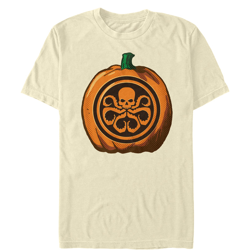 Men's Marvel Halloween Hydra Pumpkin T-Shirt