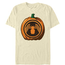 Men's Marvel Halloween Venom Logo Pumpkin T-Shirt