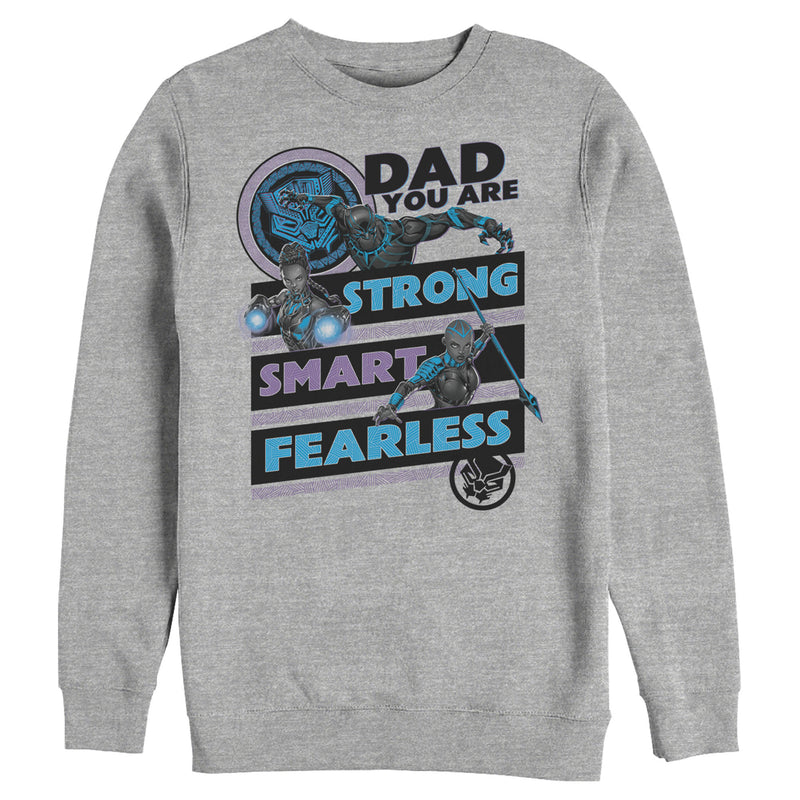 Men's Marvel Black Panther Dad You Are Strong Sweatshirt