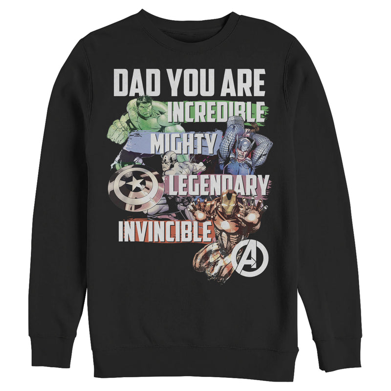 Men's Marvel Dad You Are a Hero Sweatshirt