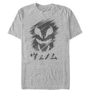 Men's Marvel Venom Kanji Character Smudge T-Shirt