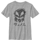 Boy's Marvel Venom Kanji Character Smudge T-Shirt
