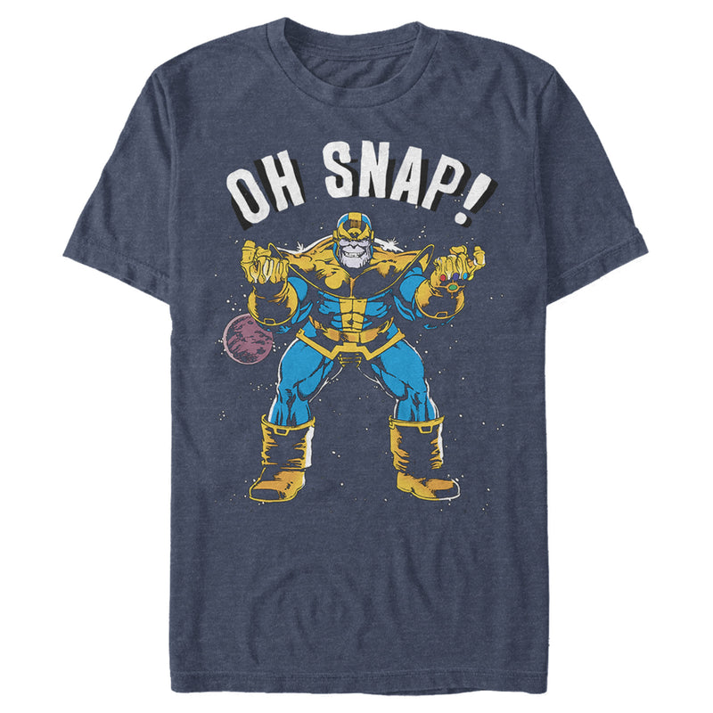 Men's Marvel Thanos Retro Oh Snap T-Shirt