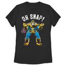 Women's Marvel Thanos Retro Oh Snap T-Shirt