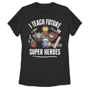 Women's Marvel Avengers Classic I Teach Super Heroes T-Shirt