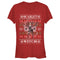 Junior's Marvel Ugly Christmas Scarlet Witch T-Shirt