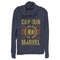 Junior's Marvel Ugly Christmas Captain Marvel Cowl Neck Sweatshirt