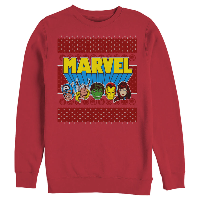 Men's Marvel Christmas Classic Avengers Sweatshirt