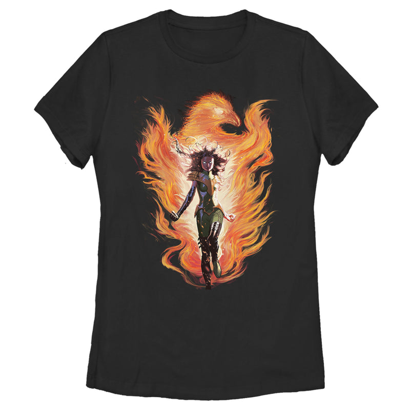 Women's Marvel X-Men Rise Of The Dark Phoenix Flames T-Shirt