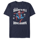 Men's Marvel Spider-Man Grandpa 'Tis the Season T-Shirt