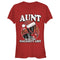 Junior's Marvel Christmas Deadpool Aunt on Naughty List T-Shirt