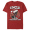 Men's Marvel Christmas Deadpool Uncle on Naughty List T-Shirt