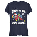 Junior's Marvel Christmas Spider-Woman Heroic Daughter T-Shirt