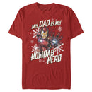 Men's Marvel Iron Man Dad Holiday Hero T-Shirt