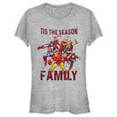 Junior's Marvel Christmas Season for Family T-Shirt