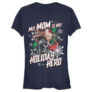Junior's Marvel Black Widow Mom Holiday Hero T-Shirt