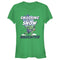 Junior's Marvel Christmas Hulk Daughter Snow T-Shirt