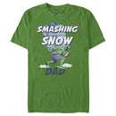 Men's Marvel Hulk Dad Smashing Snow T-Shirt