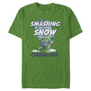 Men's Marvel Hulk Grandpa Smashing Snow T-Shirt